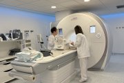 L'equip de ressonància magnètica de l'Hospital Comarcal del Pallars, a Tremp.