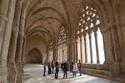Una de les joies arquitectòniques de la Seu Vella és el seu claustre
