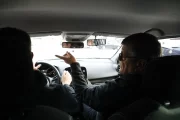 Un alumne fent pràctiques a la ciutat de Lleida. - ARXIU