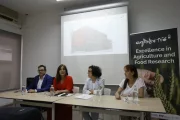La consellera Montserrat i autoritats de la UdL van presentar el projecte.
