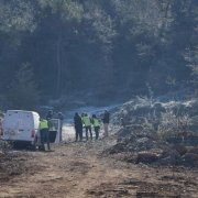 Agents dels Mossos d’Esquadra al lloc del crim el 25 de gener del 2022.