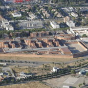 Vista aèria de les instal·lacions de la presó de Lleida.