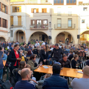 La plaça de l’Albi es va omplir d’assistents per degustar diferents caldos de la comarca i altres zones productores.
