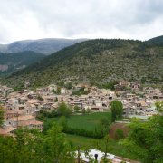 Gósol des del castell.