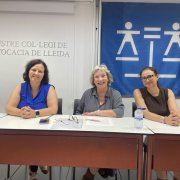 El Col·legi de l’Advocacia de Lleida va fer balanç ahir del torn d’ofici. - A. GUERRERO