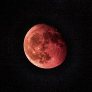 Imagen de archivo de una luna de sangre.