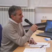 El d’ahir va ser l’últim ple del secretari Ramon Morell. - LAIA PEDRÓS