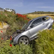 L’accident mortal va tenir lloc el 21 de maig a la C-12 a Balaguer. - JORDI ECHEVARRIA