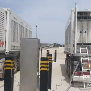 Els camions del gasoducte virtual porten biometà de la planta de Vallfogona a la xarxa de Balaguer. - NEDGIA