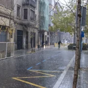 Hi va haver moments de fort xàfec ahir al matí. - JORDI ECHEVARRIA