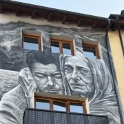 Mural a la Presó Museu Camí de la Llibertat de Sort. - EDGAR ALDANA