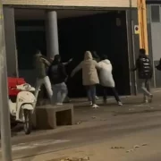El vídeo de la baralla s’ha fet viral a Tàrrega. - SEGRE