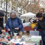 A Lleida hi va haver ahir mercat a la rambla Ferran. - PAU PASCUAL PRAT