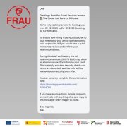 Un dels missatges fraudulents que suplanta Booking.