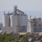 Imatge de la planta de Prefabricats Pujol a les Borges Blanques. - JORDI ECHEVARRIA