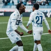 Janneh, en un gol amb el Lausanne. - LAUSANNE