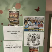 Cartells de protesta.