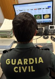 Un agent de la Guardia Civil.