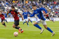 Diego Iglesias va ser un malson constant per a la defensa mallorquinista amb les seues incursions. - JORDI ECHEVARRIA