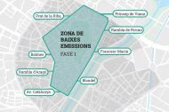 El mapa de la primera fase de la ZBE de Lleida.