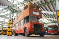 El Leyland Titan del 1957 recuperat d’un magatzem de Bellpuig, ara al Museu de l’EMT de Madrid a punt de ser restaurat. - EMT MADRID