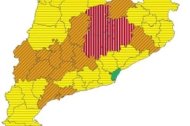 Mapa de perill meteorològic per a aquest dissabte a la tarda.