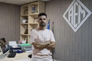 Roger Lamesa, divendres passat a les oficines de l’AEM. - AMADO FORROLLA