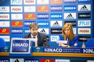 Marc Torres, en foto d’arxiu, al costat de la directora general del club, Marta Pereira. - JORDI ECHEVARRIA