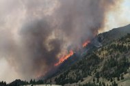L'estat de l'incendi de Senet aquest diumenge
