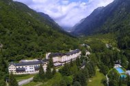 Vista d’arxiu del balneari de Caldes de Boí.