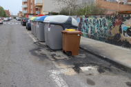 Imatge d'arxiu de contenidors a Lleida.
