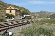 L’estació de tren de Sant Llorenç de Montgai, que acollirà un espai didàctic.