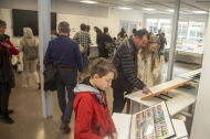 Exposició de les orles de totes les promocions que han passat per l’institut Ribera del Sió.