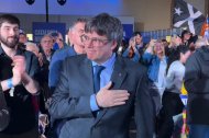 Puigdemont, en una imatge de dissabte, ahir va cancel·lar els actes.