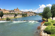 El riu Segre al seu pas per Balaguer portava 32 metres cúbics per segon, gairebé el mateix que a Lleida.