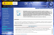 La pàgina de renovació del DNI de la Policia Nacional
