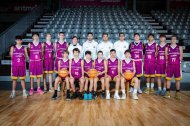 L'equip infantil del Força Lleida que competirà a la Minicopa Endesa.