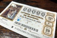 Un décimo del sorteo de la Lotería de Navidad.