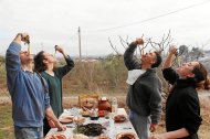 Una 'calçotada' en Lleida.