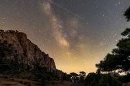 Cel nocturn a la Refoia, paratge del parc natural dels Ports