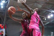 Ibou Badji, amb el Força Lleida el 2022.