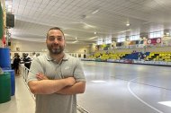 Lluís Rodero, ahir al pavelló del Vila-sana. - V.P.