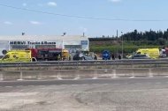 Accident A2 Soses amb 3 vehicles implicats