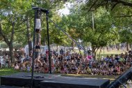 Un dels espectacles de l’última jornada del Circ Picat. - GERARD HOYAS