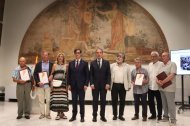 El Govern va homenatjar ahir quatre presos del franquisme. - ACN