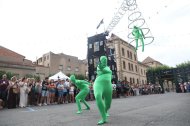 La inauguració de l’11a edició del Carnaval de Secà va tenir lloc ahir amb l’espectacle ‘Vòrtex’. - CARMINA MARSIÑACH