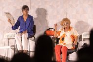 Rosa Andreu i Mercè Comes van oferir la comèdia ‘Vida de peix’. - FART FESTIVAL