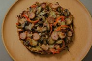 Imagen de archivo de una pizza.