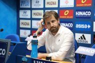 Marc Torres, ahir en un moment de la compareixença davant dels mitjans de comunicació. - MAGDALENA ALTISENT