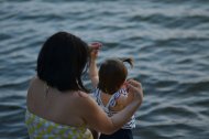 Una madre con su hija.